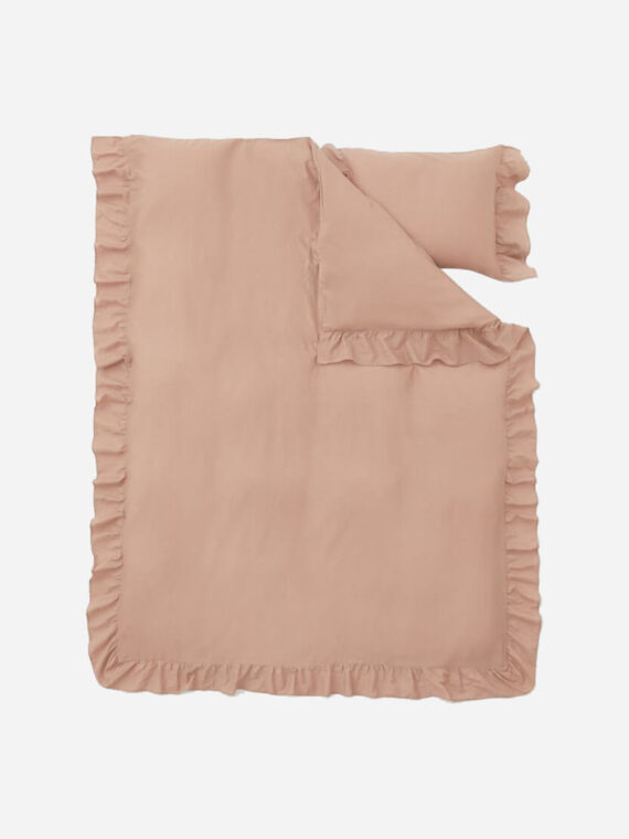 Flounced Duvet Cover Set