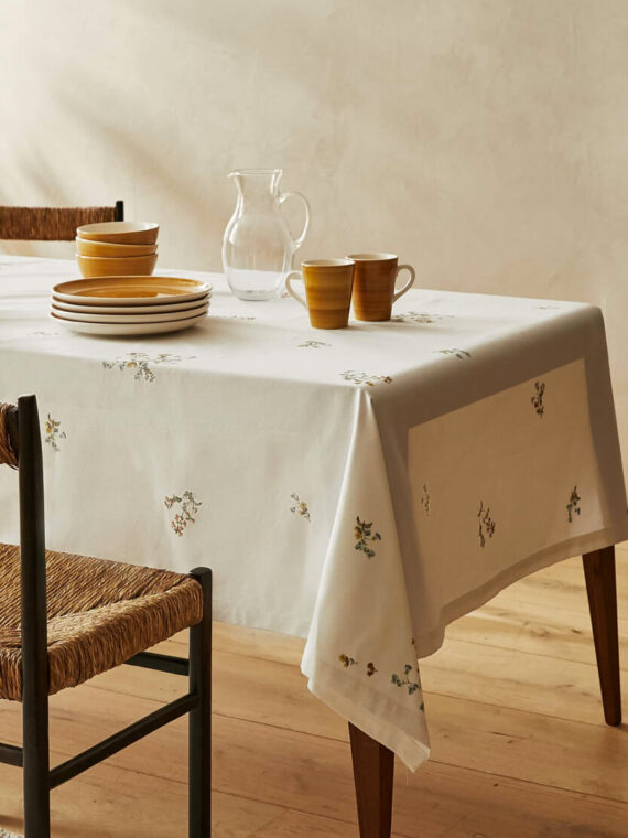 Mini Floral Tablecloth