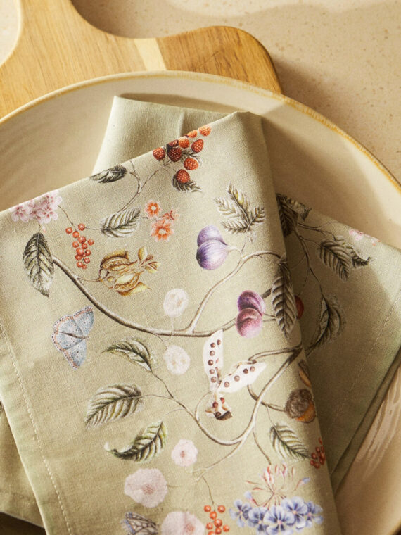 Cotton Floral Napkin