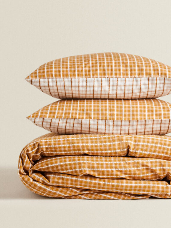 Checked Duvet Cover