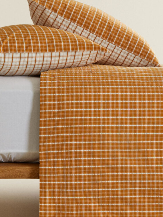 Checked Duvet Cover
