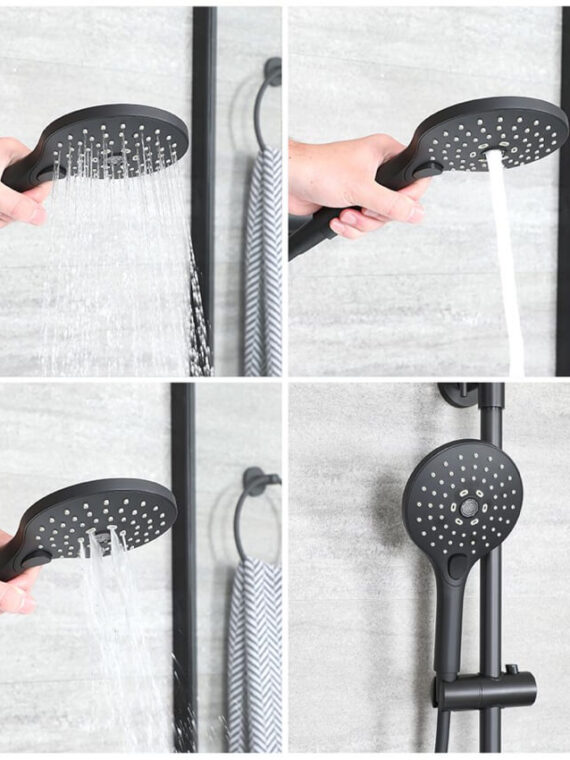 Modern Thermostatic Round Bar Shower